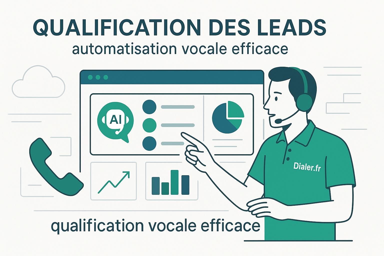 optimisez la qualification de vos leads entrants avec des voicebots intelligents et l'ia pour dynamiser votre prospection commerciale.