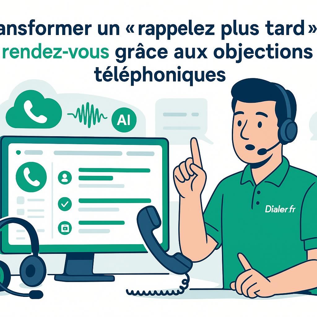 découvrez des techniques efficaces pour répondre aux objections « rappelez plus tard » au téléphone et améliorer vos résultats commerciaux.