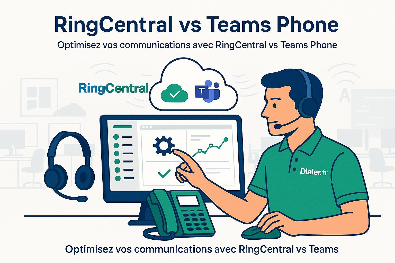 découvrez les différences entre ringcentral et teams phone pour choisir le service idéal qui optimisera vos communications en 2026. analyse comparative complète pour une décision éclairée.