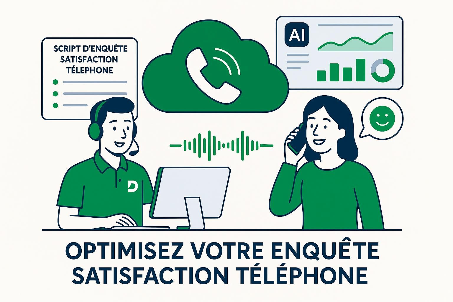 découvrez un script d'enquête satisfaction téléphonique efficace pour améliorer votre csat et nps, optimiser l'expérience client et booster la fidélité.