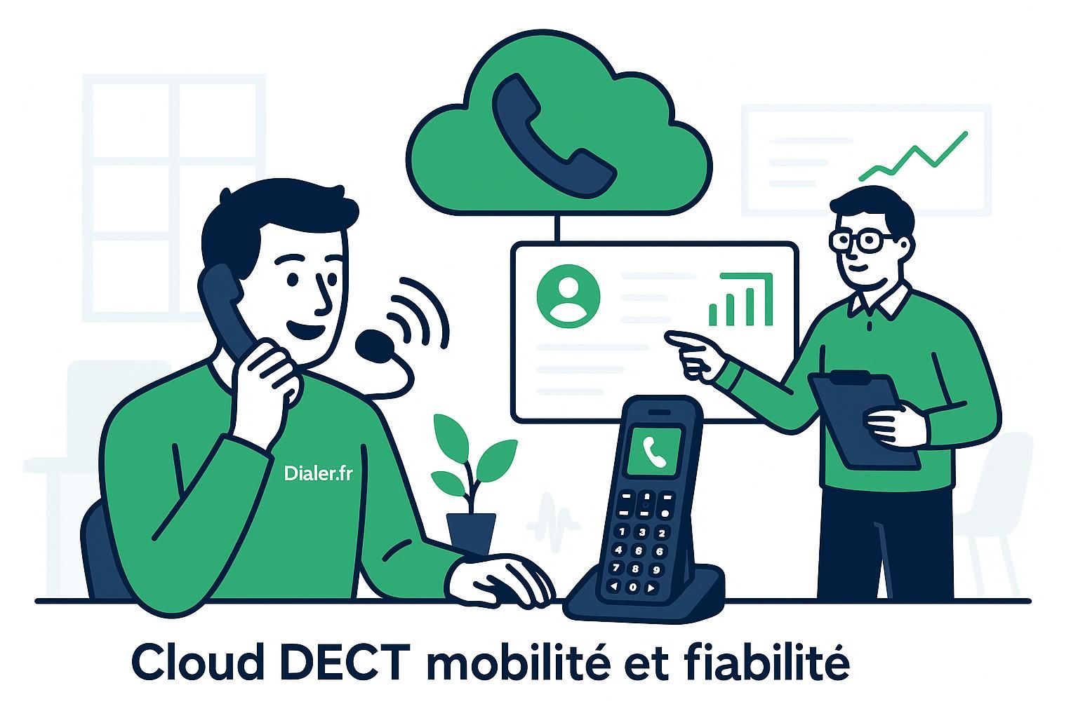 découvrez les avantages et le fonctionnement de la téléphonie cloud dect sans fil pour optimiser la communication de votre entreprise avec flexibilité et mobilité.