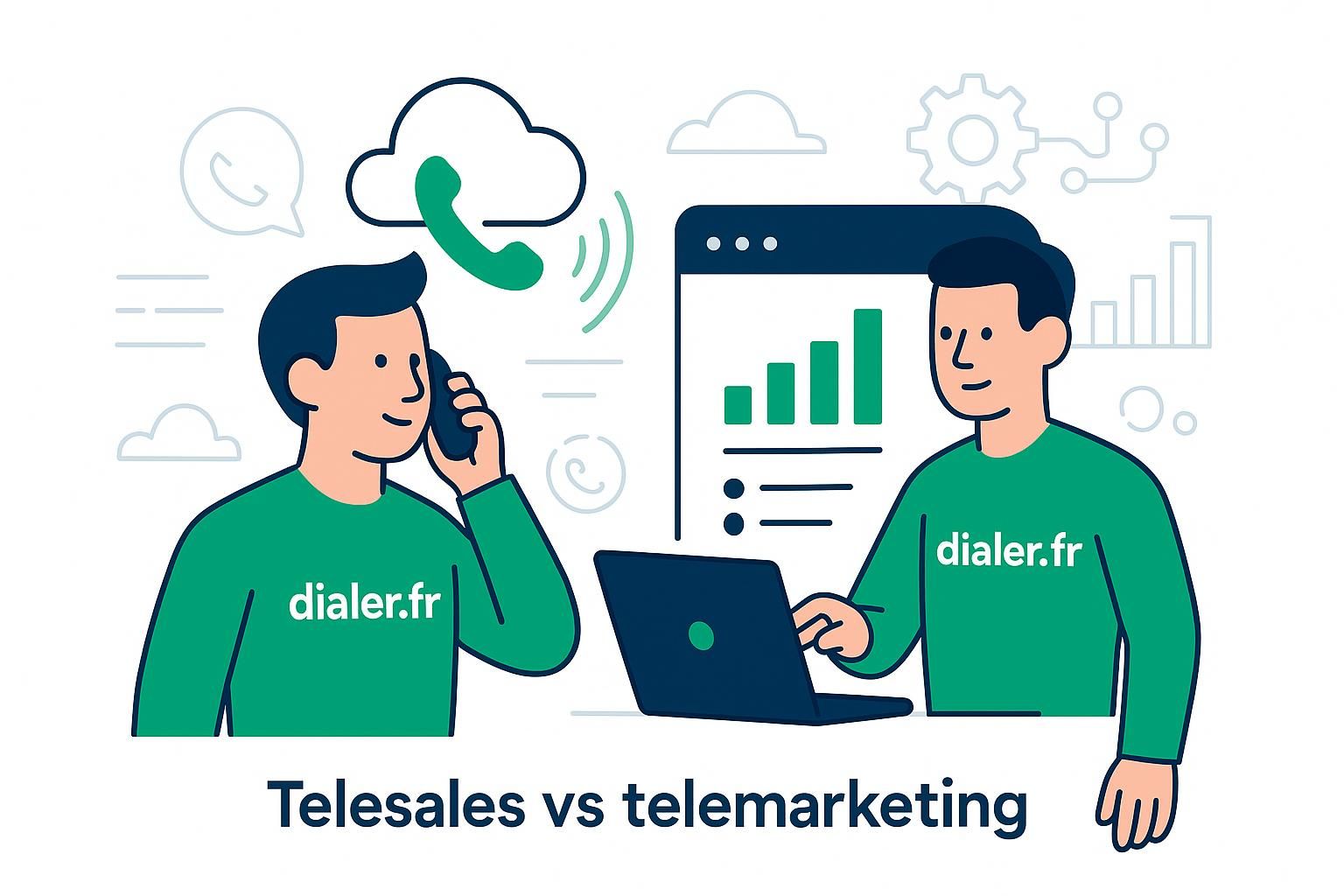 Telesales vs telemarketing : comprendre les différences clés