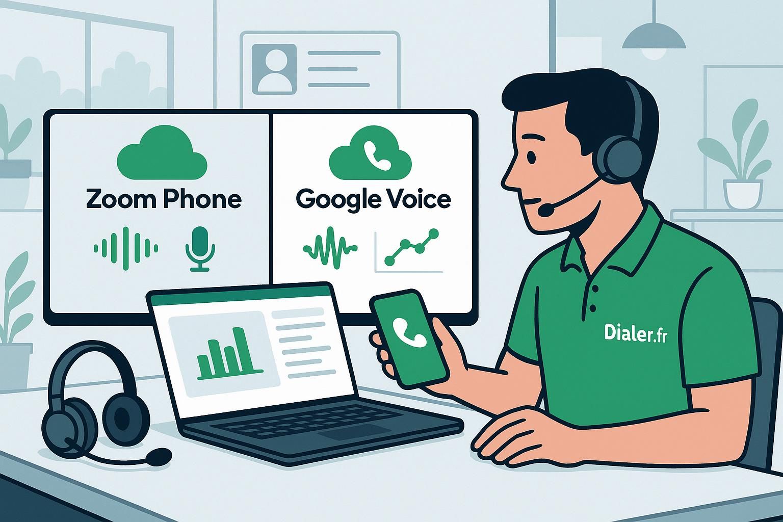 découvrez notre comparatif détaillé entre zoom phone et google voice pour choisir le meilleur service téléphonique en 2026 selon vos besoins professionnels et personnels.