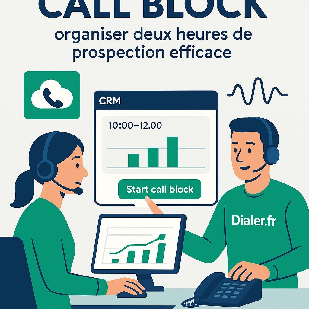 découvrez comment bloquer deux heures par jour pour une prospection efficace grâce à call block et maximisez vos résultats commerciaux.