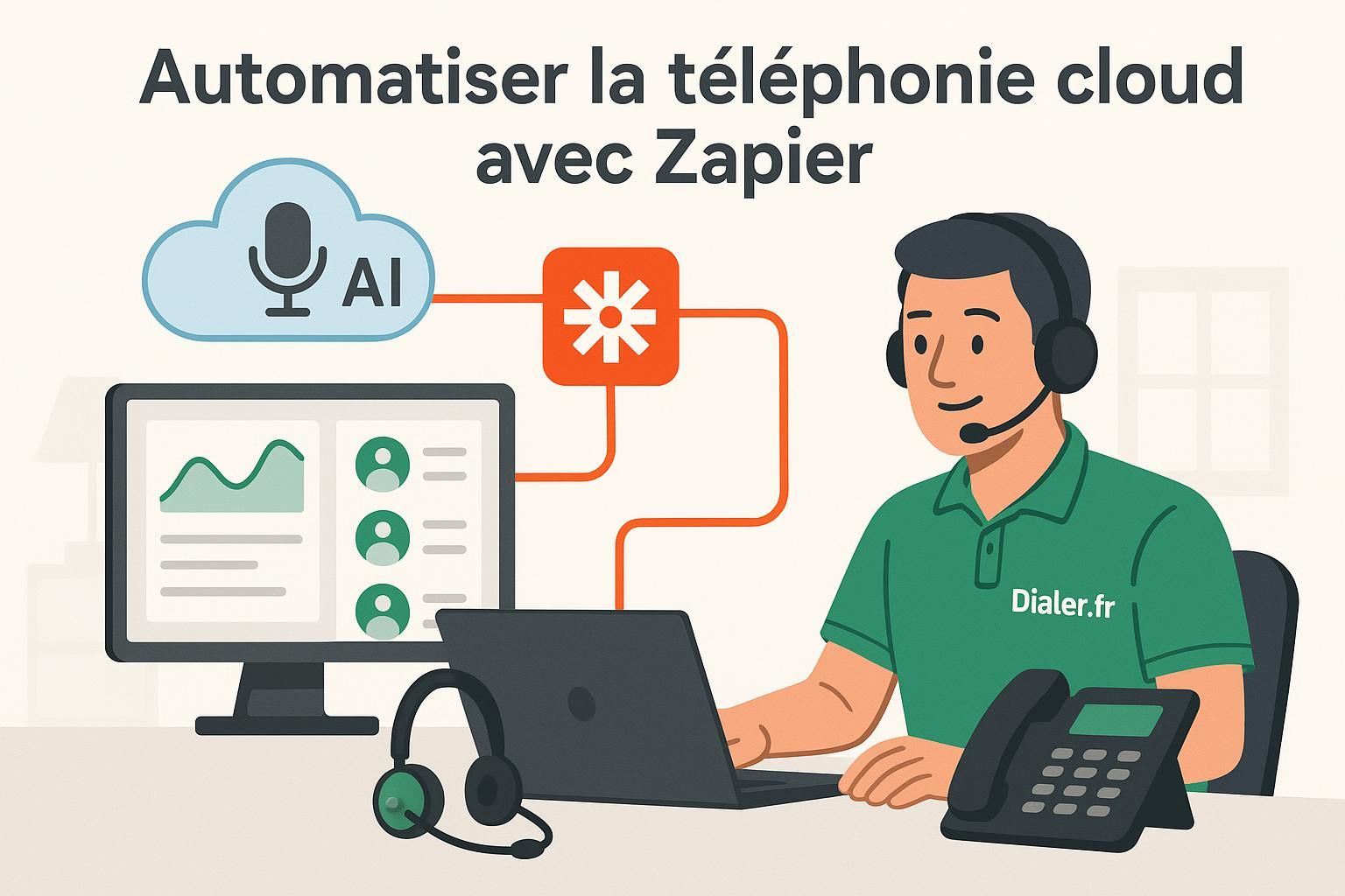 découvrez comment automatiser votre téléphonie cloud grâce à zapier pour optimiser vos processus et gagner en efficacité au quotidien.