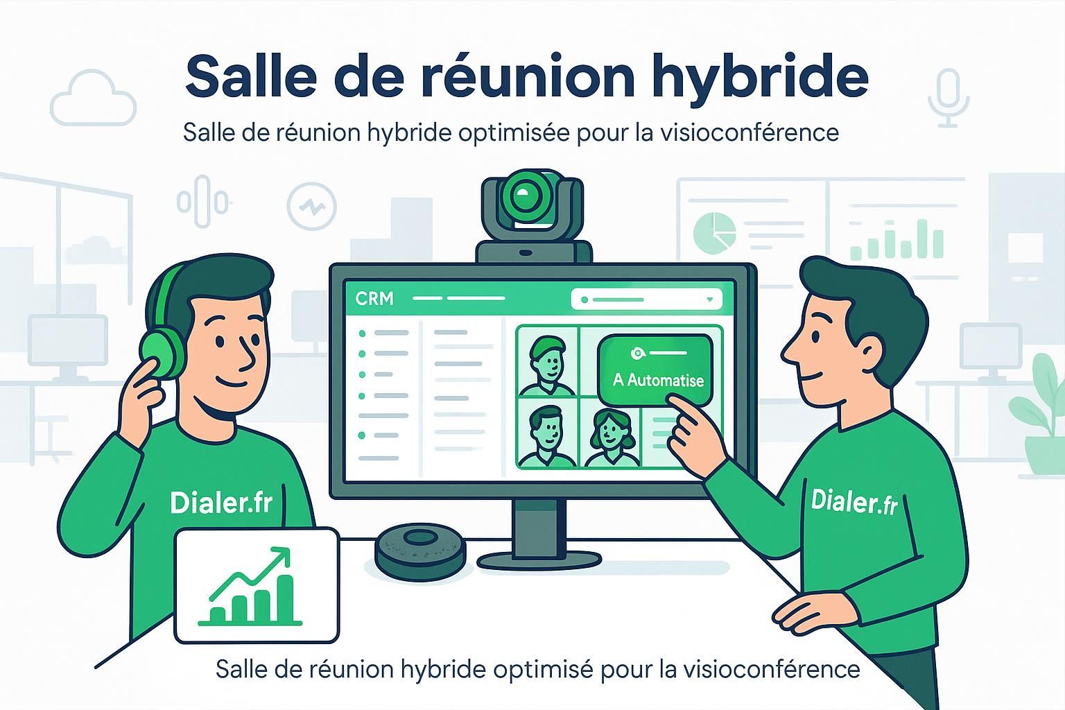 découvrez comment bien équiper votre salle de réunion hybride pour optimiser les appels en visioconférence, garantir une communication fluide et améliorer la collaboration à distance.