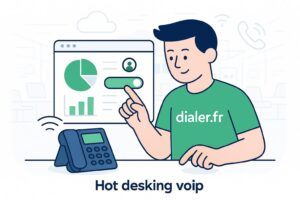 Comment le hot desking voip optimise le partage de postes en entreprise