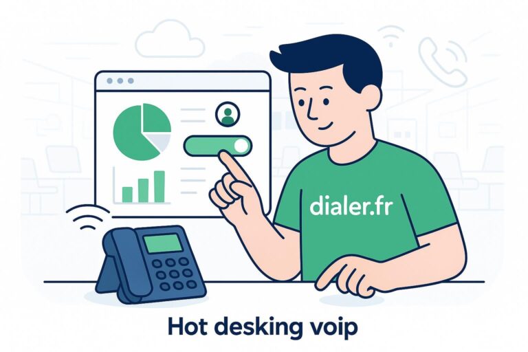 Comment le hot desking voip optimise le partage de postes en entreprise