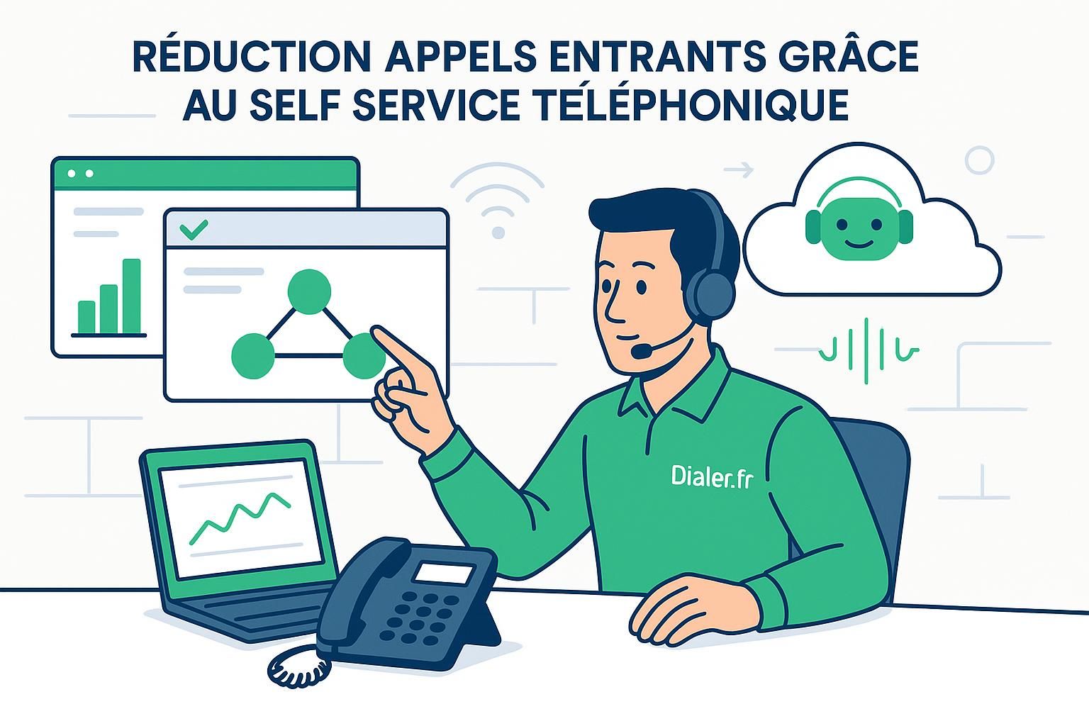 découvrez comment le self service téléphonique permet de réduire efficacement le nombre d’appels entrants en offrant une assistance rapide et accessible 24/7, améliorant ainsi la satisfaction client et optimisant les ressources de votre centre d’appel.