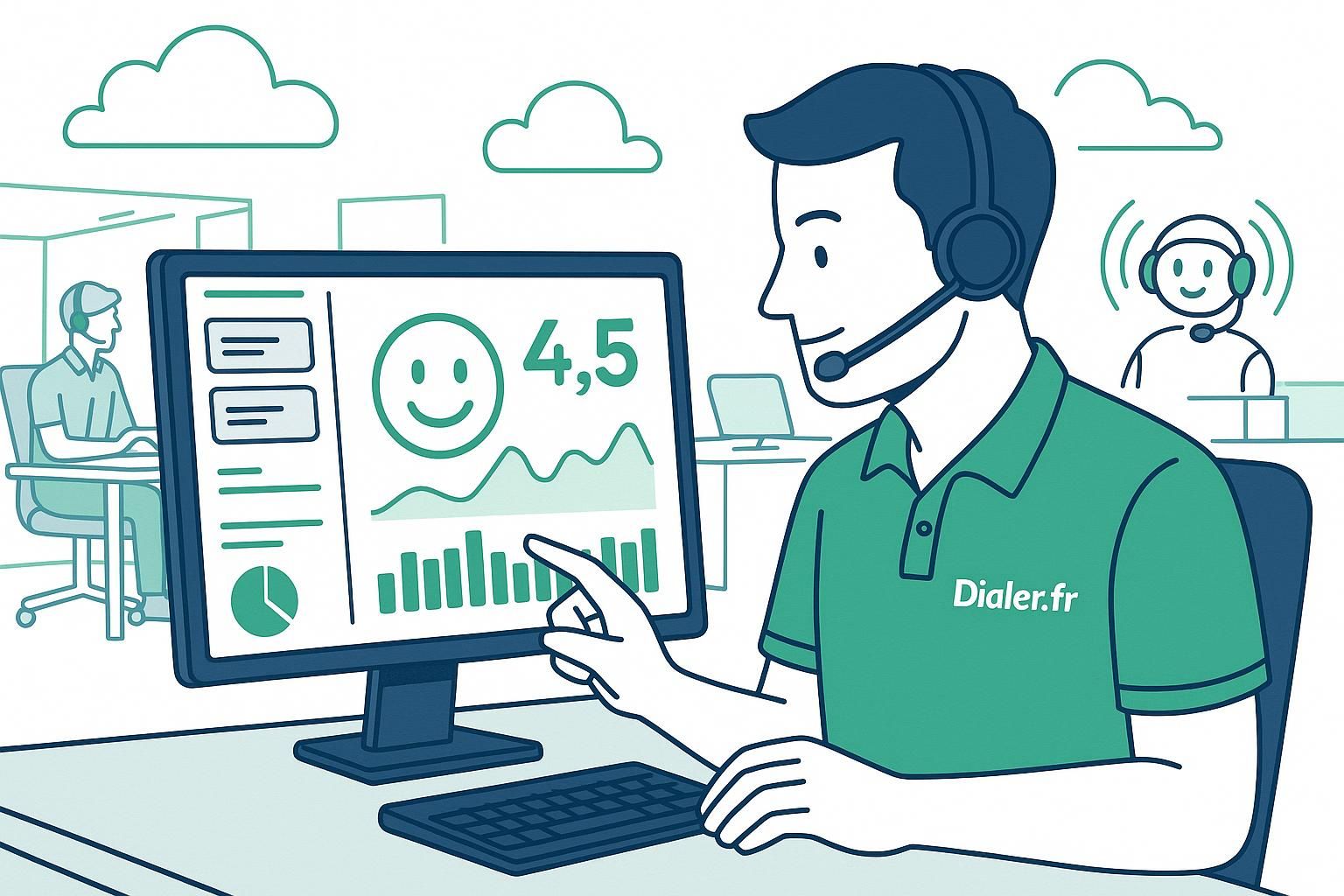 découvrez comment mesurer précisément le score de satisfaction client au téléphone et mettre en place des actions efficaces pour l'améliorer et fidéliser vos clients.