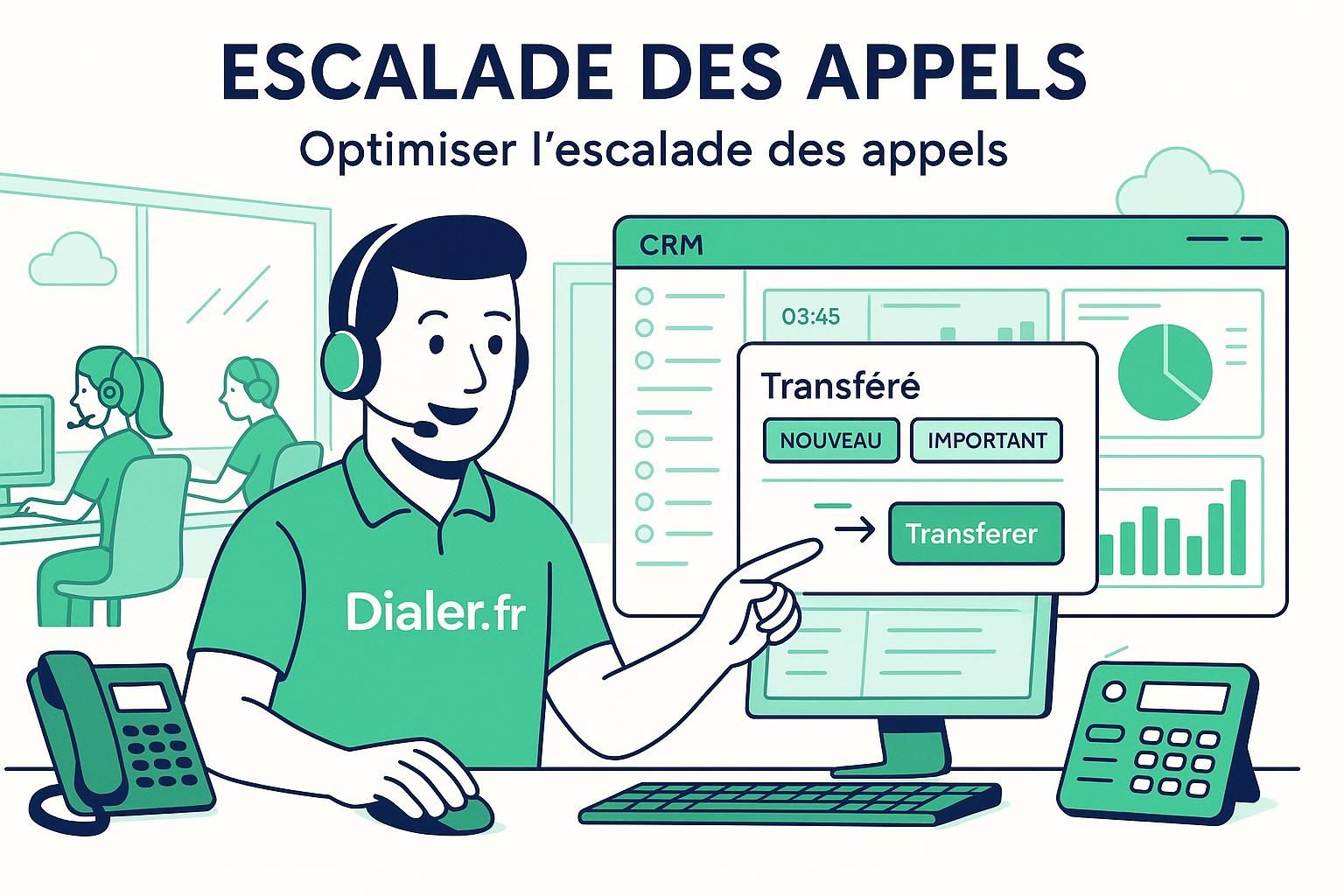 découvrez comment optimiser l’escalade des appels grâce à des techniques de transfert efficaces pour améliorer la gestion des communications et la satisfaction client.