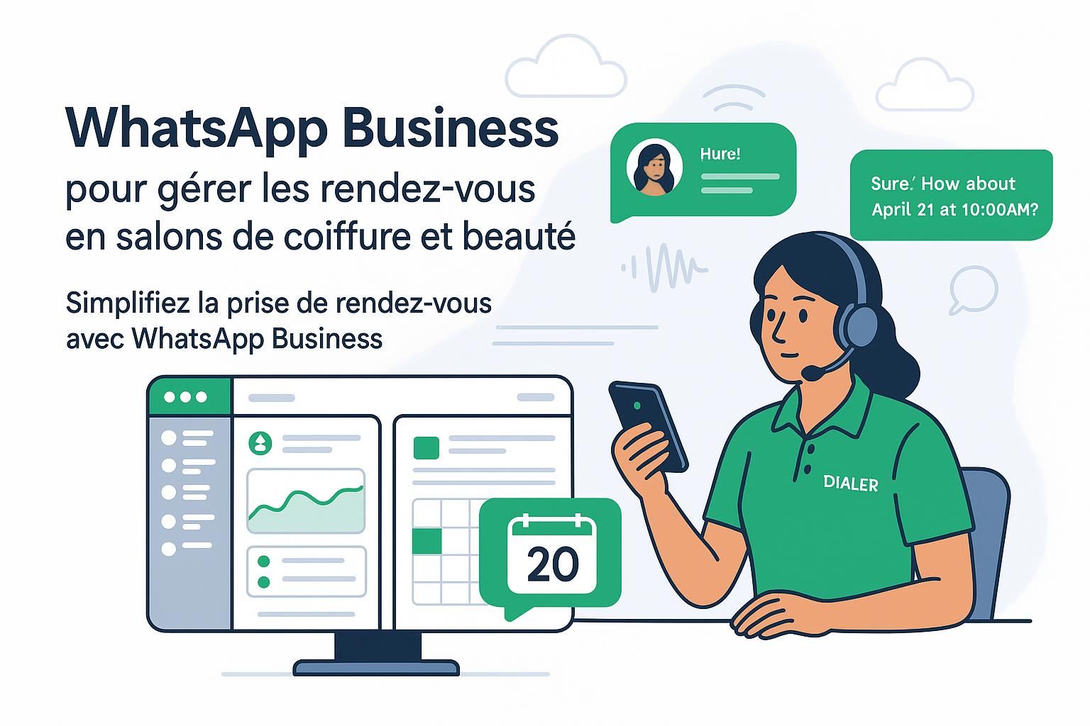 découvrez comment utiliser whatsapp business pour gérer efficacement les rendez-vous dans les salons de coiffure et de beauté, améliorer la communication avec les clients et optimiser votre organisation.