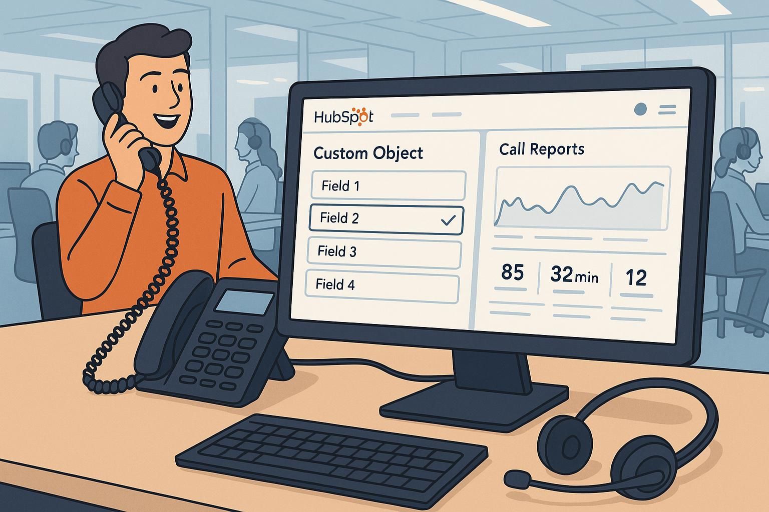 découvrez comment utiliser les objets personnalisés hubspot pour suivre efficacement vos campagnes d'appels et optimiser vos performances marketing.