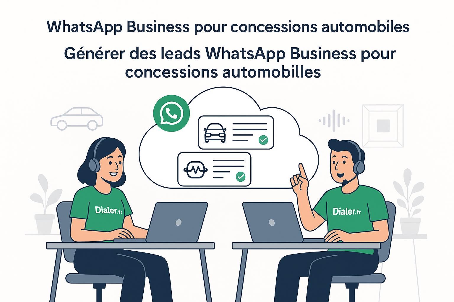 découvrez comment whatsapp business peut augmenter efficacement le nombre de leads pour les concessions automobiles grâce à une communication directe et personnalisée avec les clients.