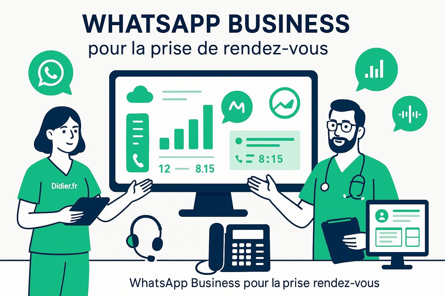 découvrez comment whatsapp business transforme la gestion des rendez-vous dans les cabinets médicaux, en facilitant la communication entre patients et professionnels de santé pour une prise de rendez-vous rapide et efficace.