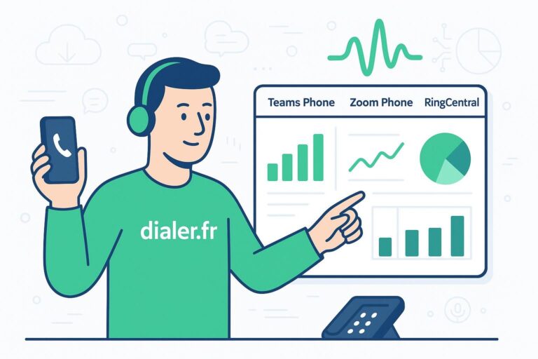 Comparaison entre teams phone, zoom phone et ringcentral en téléphonie ucaas
