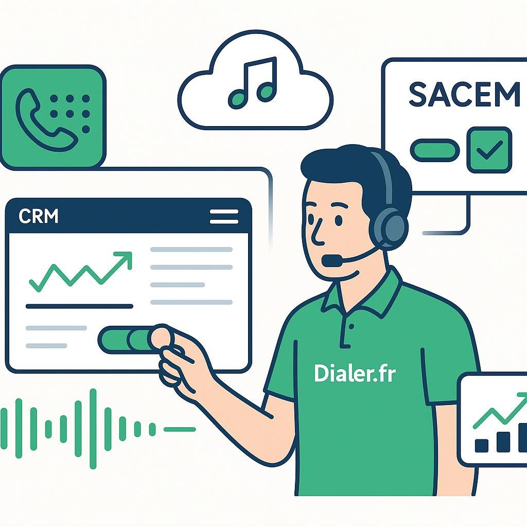 découvrez comment fonctionnent les droits sacem pour la musique utilisée en attente téléphonique et assurez-vous de respecter la législation en vigueur.