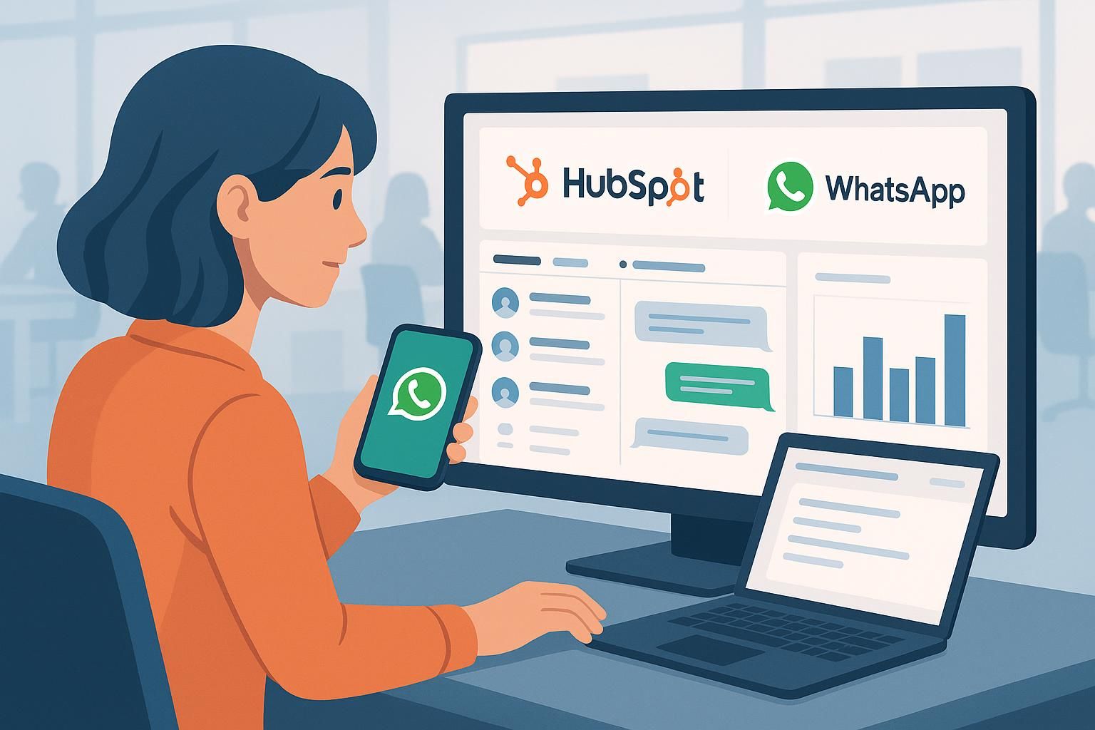 découvrez comment intégrer hubspot et whatsapp business pour optimiser vos conversations et offrir une expérience client unifiée et efficace.