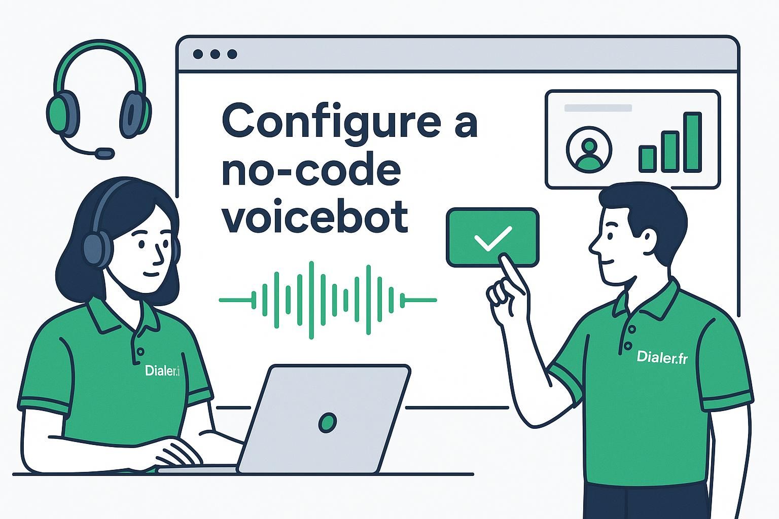 découvrez comment créer un bot vocal facilement grâce aux plateformes no-code de voicebot builder, sans compétences en programmation.