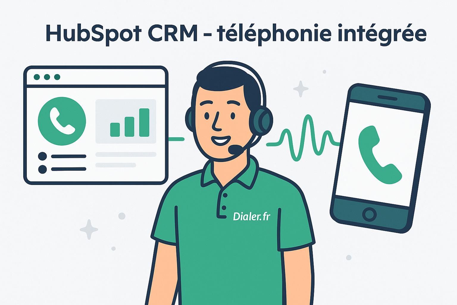découvrez comment utiliser hubspot crm gratuit avec la téléphonie intégrée pour optimiser la gestion de vos contacts et améliorer votre communication professionnelle.