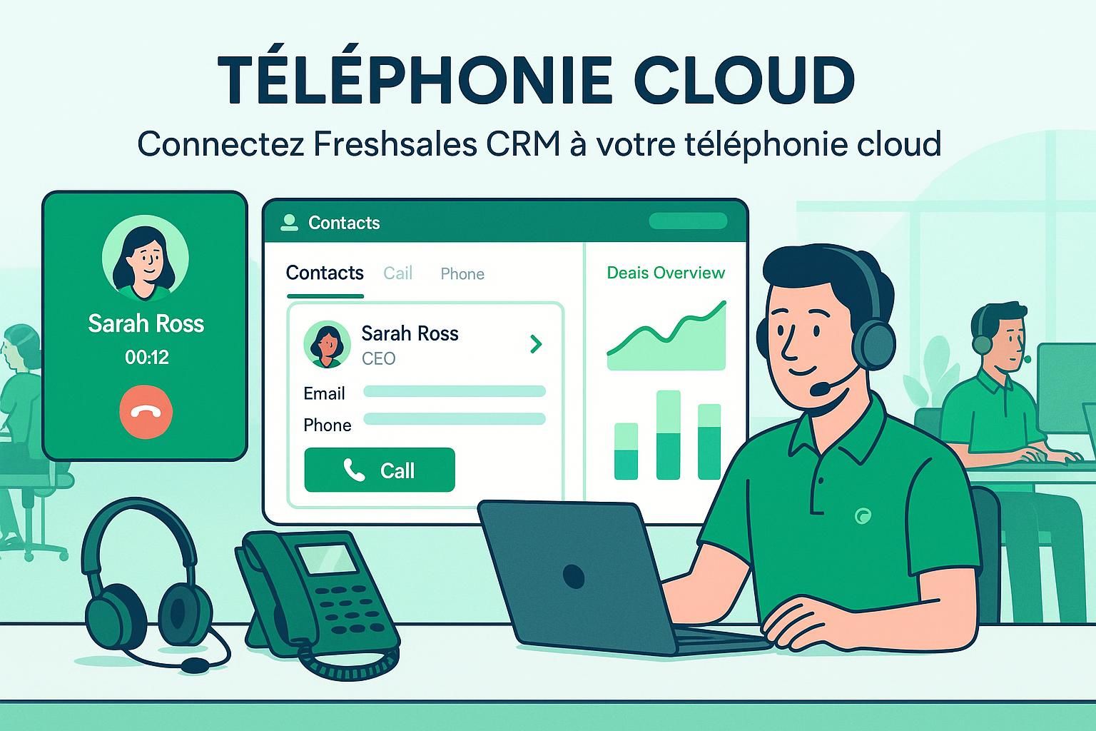 découvrez comment la téléphonie cloud intégrée à freshsales crm peut améliorer votre communication, augmenter la productivité et simplifier la gestion de vos contacts.