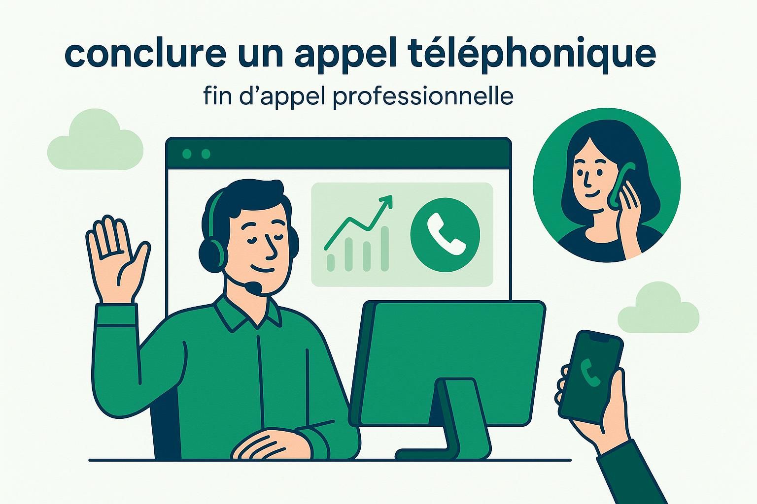 découvrez des formules efficaces pour conclure vos appels téléphoniques avec professionnalisme et clarté.