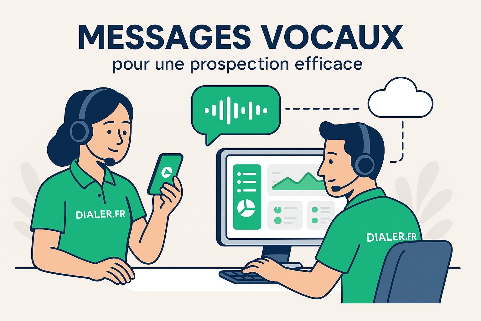 découvrez des modèles efficaces de messages vocaux pour la prospection afin d'augmenter vos chances de rappel par vos prospects et améliorer vos taux de conversion.