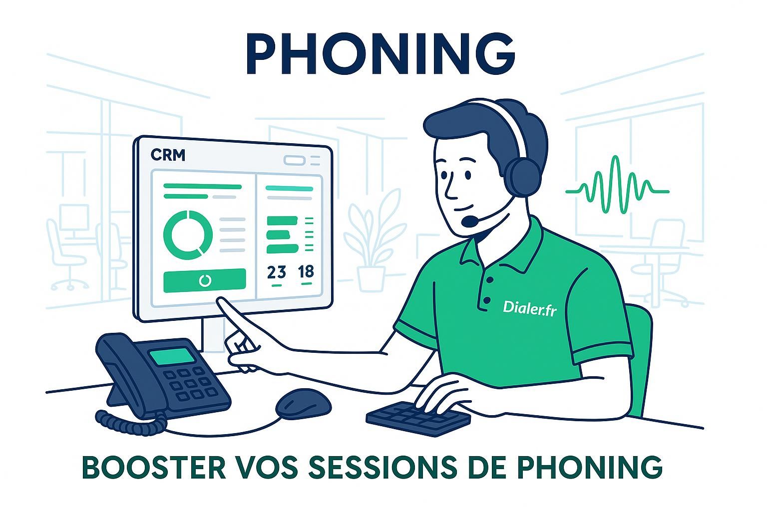 découvrez notre checklist complète pour organiser une session de phoning réussie et maximiser vos résultats en appelant efficacement vos prospects.