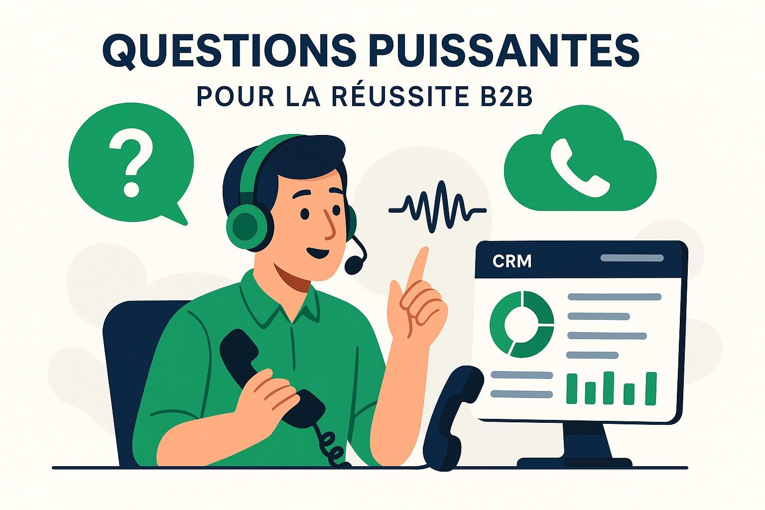 découvrez des questions puissantes pour réussir vos phases de découverte en b2b et optimiser vos opportunités commerciales.