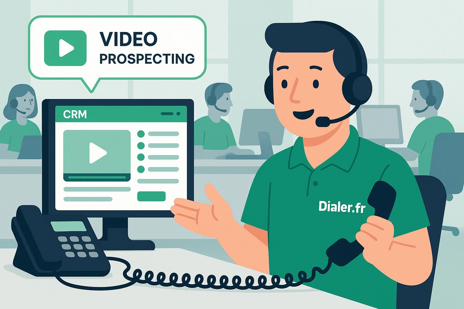 découvrez comment maîtriser le script de prospection vidéo au téléphone et adoptez une approche hybride pour maximiser votre efficacité commerciale.