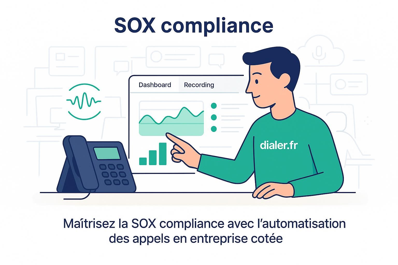 Sox compliance : comment gérer l&rsquo;enregistrement des appels en entreprise cotée