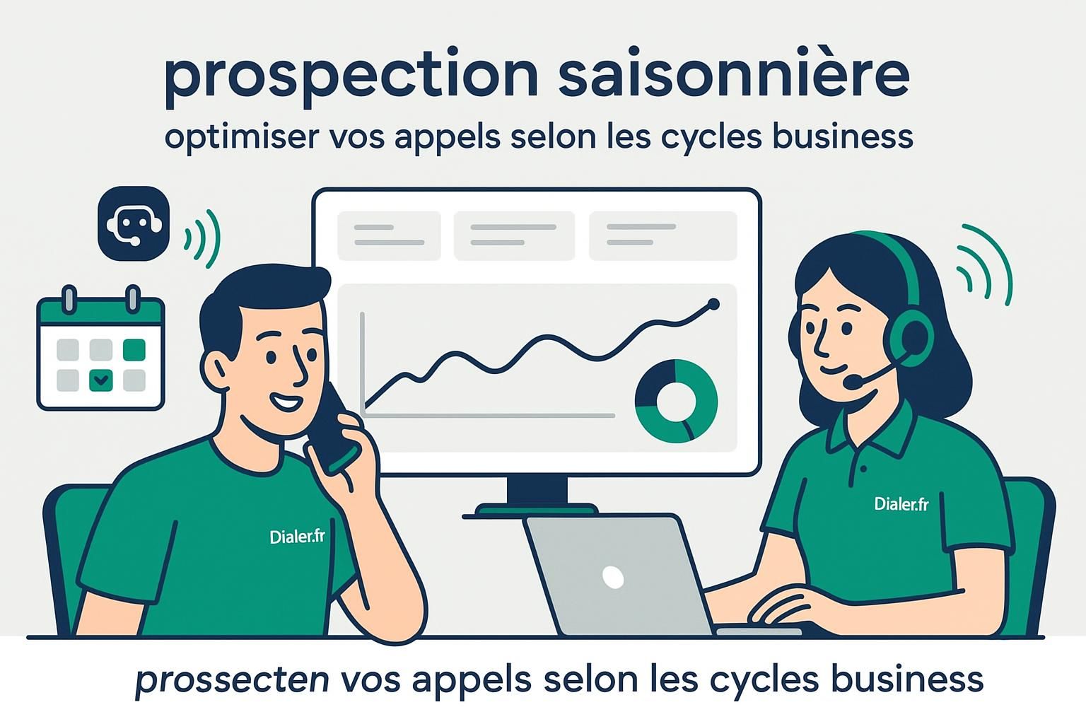 découvrez comment adapter votre prospection saisonnière aux différents cycles business pour maximiser l'efficacité de vos appels et augmenter vos résultats commerciaux.
