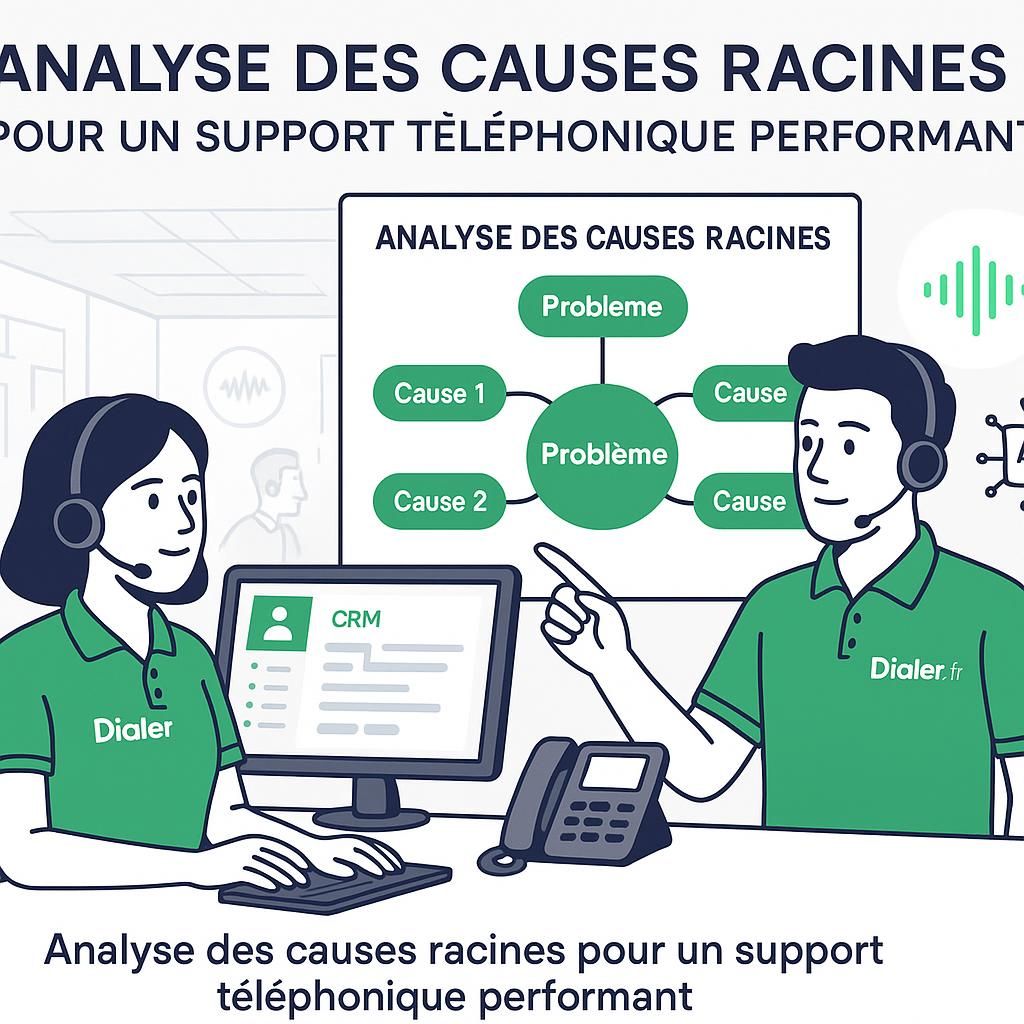 découvrez comment l'analyse des causes racines peut améliorer la résolution des problèmes de support téléphonique pour une efficacité optimale et une satisfaction client accrue.