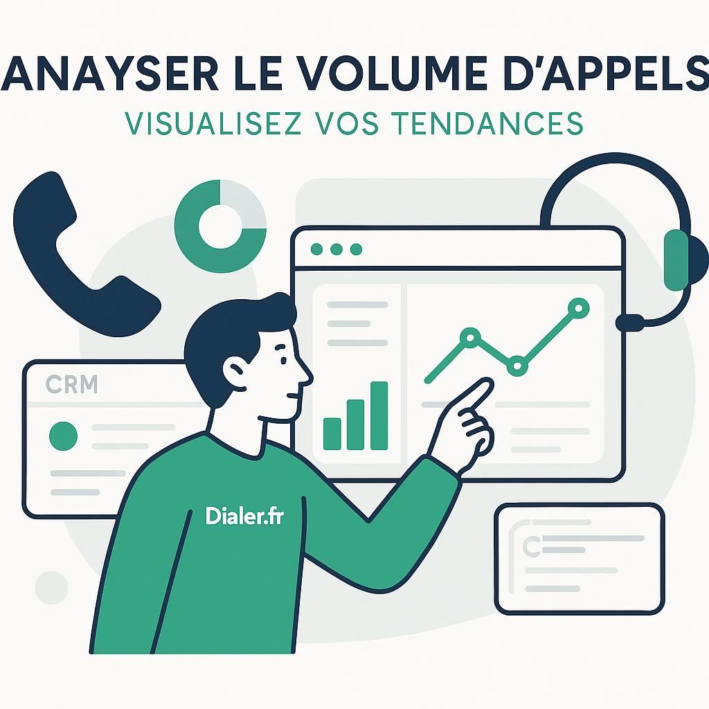 découvrez comment analyser le volume d'appels pour identifier les tendances quotidiennes, hebdomadaires et mensuelles, afin d'optimiser la gestion et la performance de votre service client.