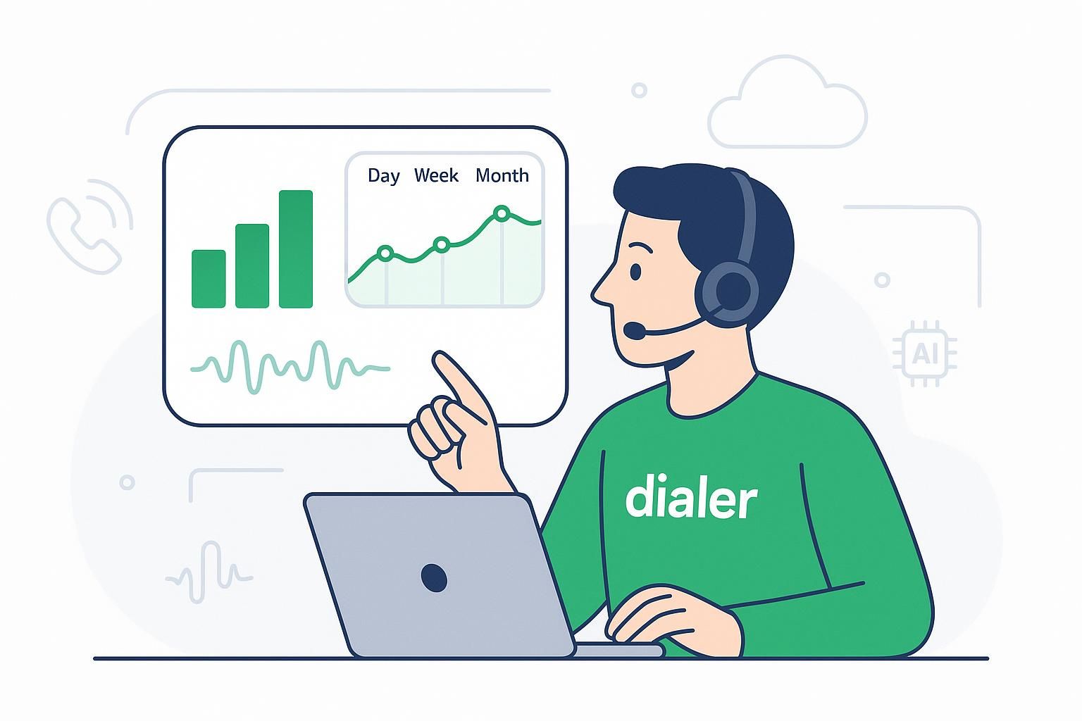 Analyser le volume d&rsquo;appels pour détecter les tendances jour, semaine et mois