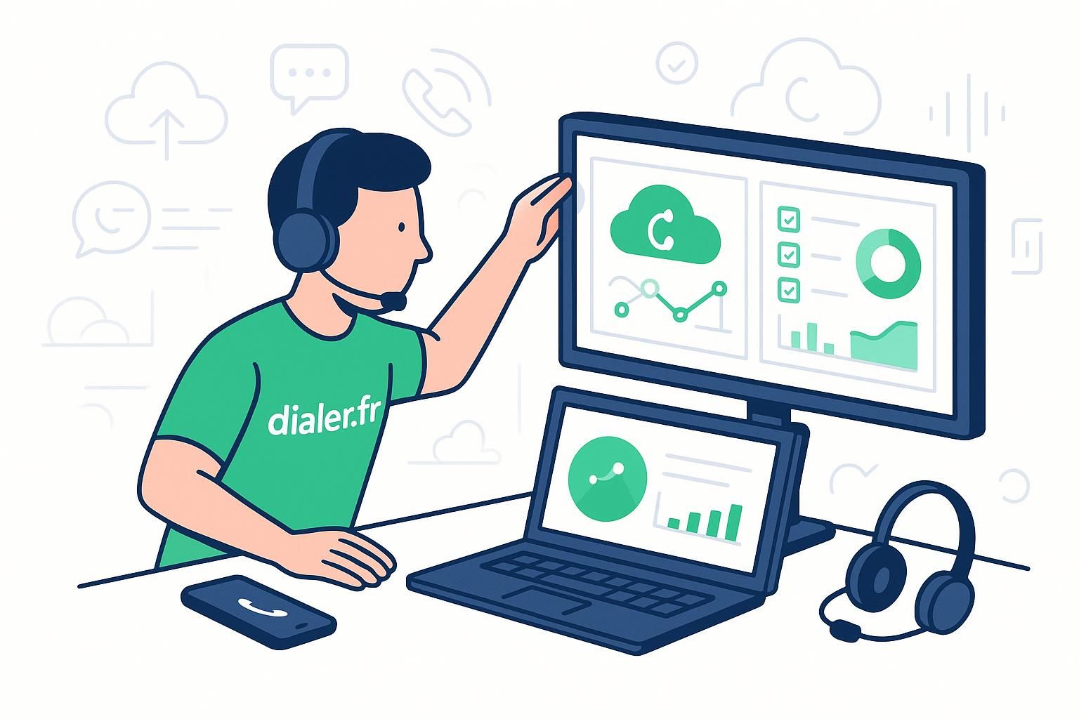 Comment configurer un double écran pour optimiser la prospection