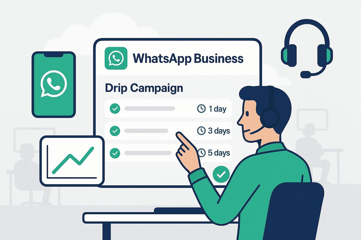 découvrez comment créer une campagne drip automatisée efficace avec whatsapp business pour engager vos clients, automatiser vos messages et augmenter vos ventes facilement.