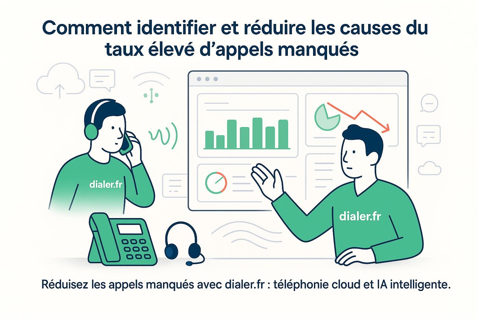 Comment identifier et réduire les causes du taux élevé d&rsquo;appels manqués