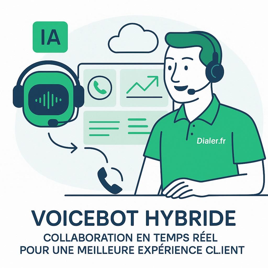 découvrez comment la collaboration en temps réel entre voicebot hybride et humain révolutionne l'expérience client en combinant technologie avancée et interaction humaine pour un service plus efficace et personnalisé.