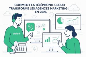 Comment la téléphonie cloud transforme les agences marketing en 2026