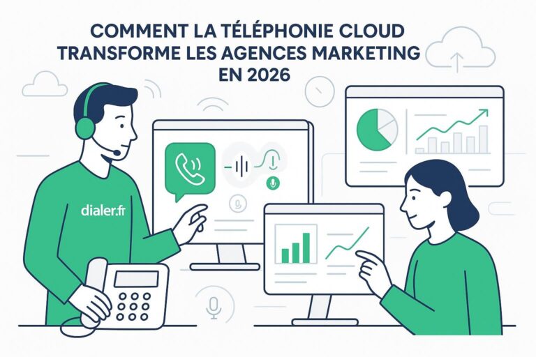 Comment la téléphonie cloud transforme les agences marketing en 2026