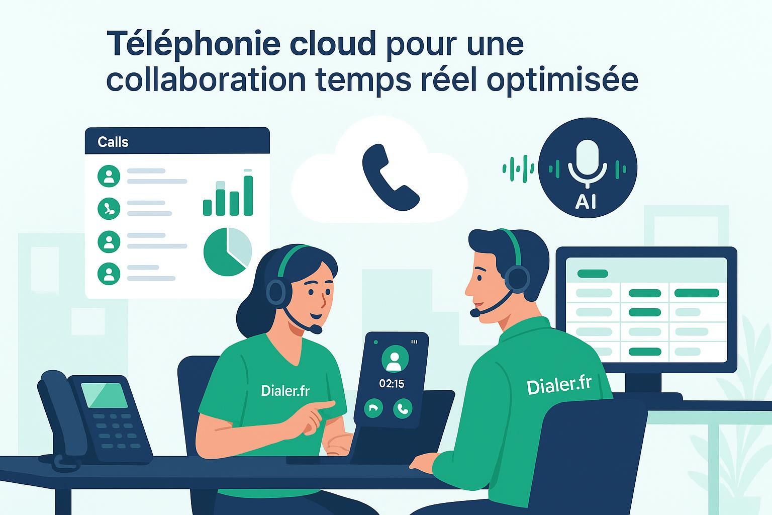 découvrez comment l'intégration de la téléphonie et des outils de collaboration en temps réel révolutionne le travail en équipe pour une productivité et une communication optimisées.