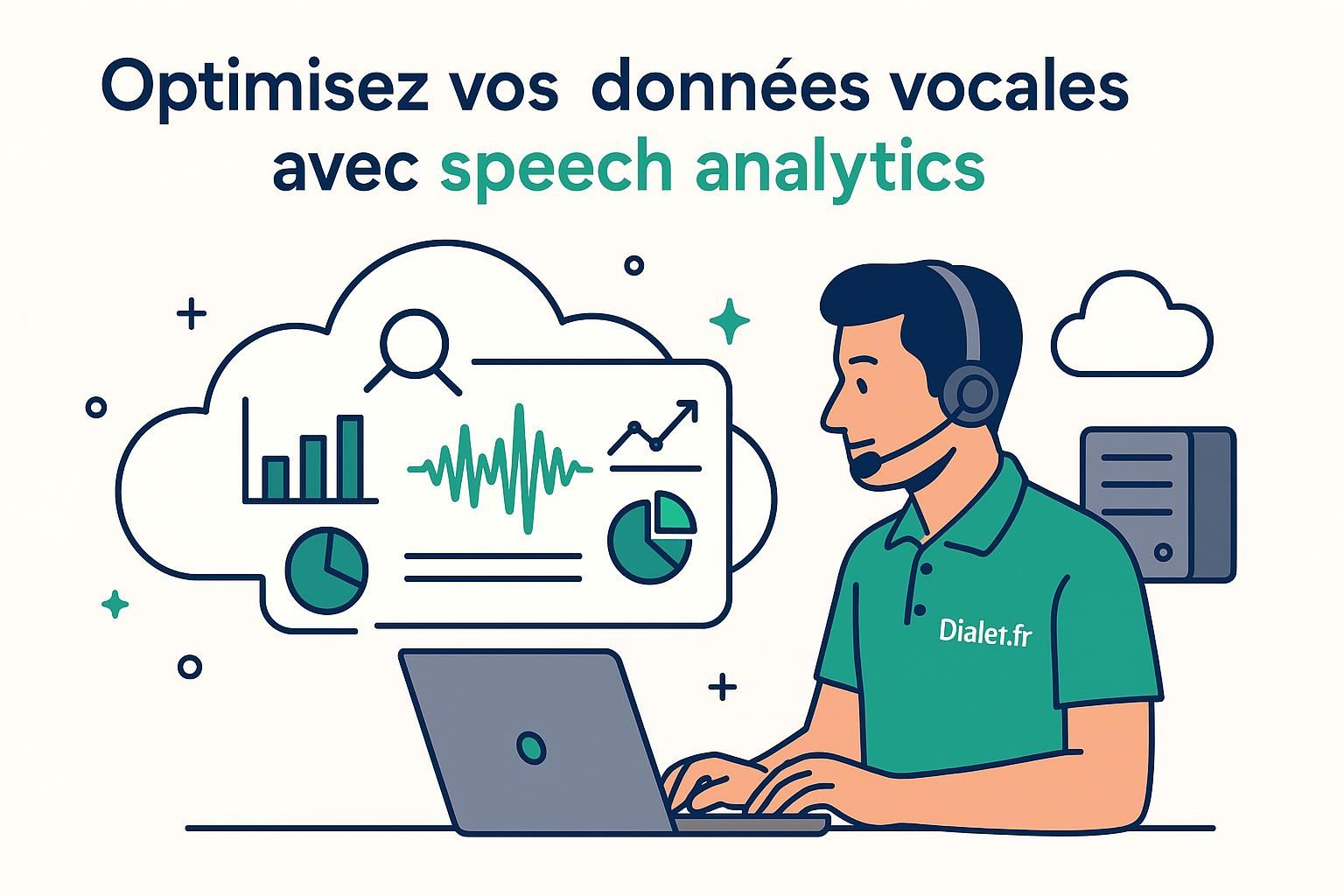 découvrez comment les speech analytics révolutionnent l’analyse des données vocales dans les centres d’appels pour améliorer la qualité du service client et optimiser les performances.