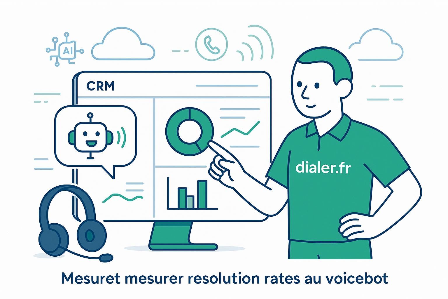 Comment mesurer efficacement le taux de résolution grâce au voicebot en 2026