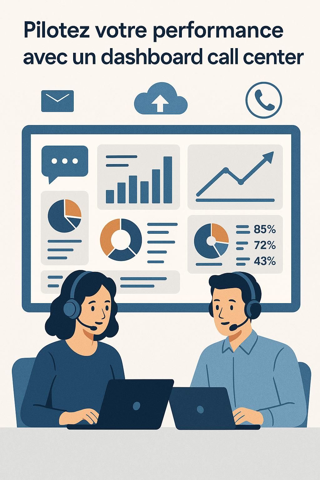 découvrez comment optimiser votre dashboard call center pour un suivi efficace et améliorez la performance de votre équipe grâce à des indicateurs clés et une visualisation claire des données.