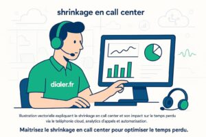 Comprendre le shrinkage en call center et son impact sur le temps perdu