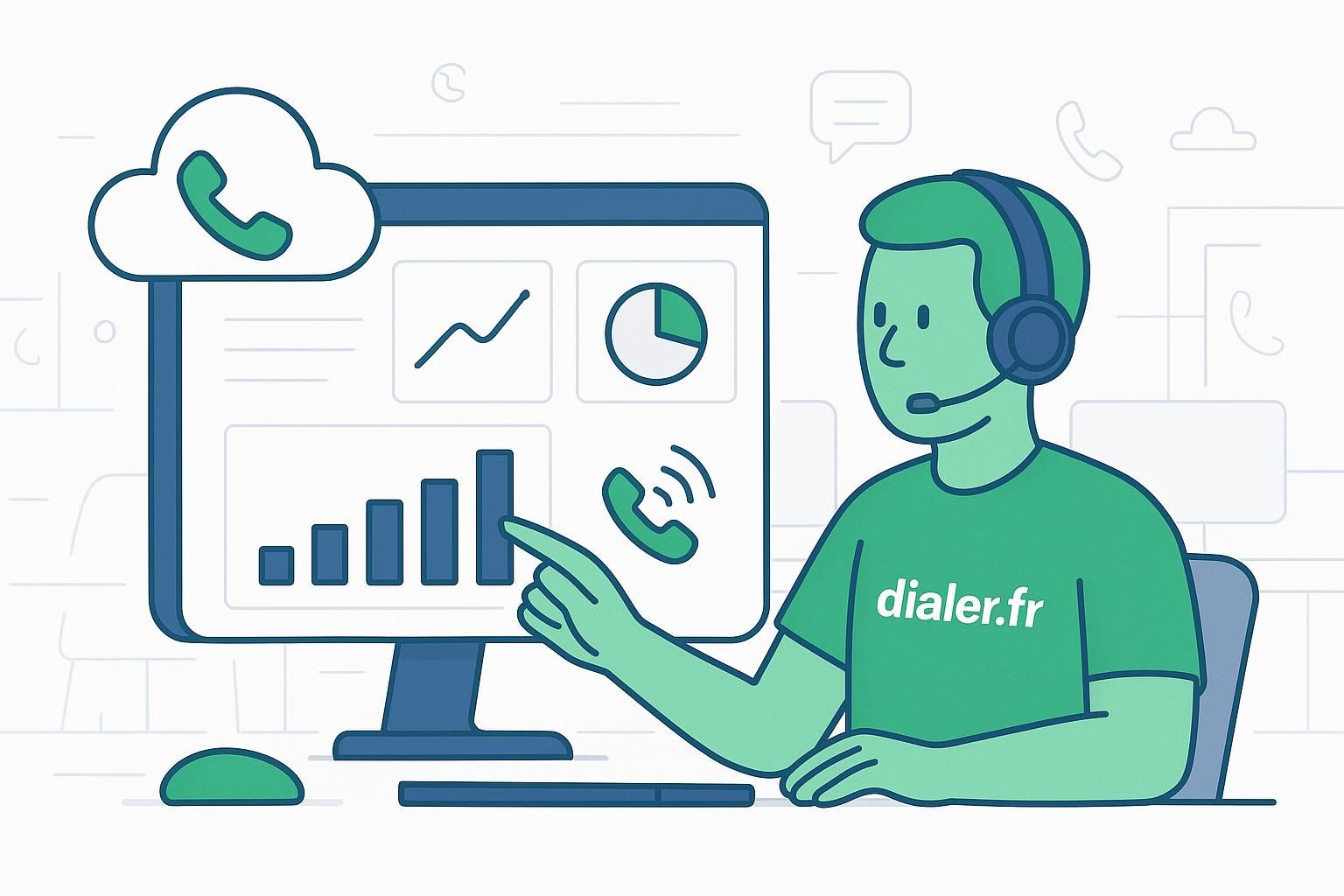 Dashboard support client téléphonique : quelles métriques afficher pour optimiser la performance