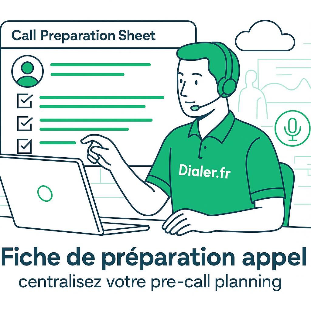 découvrez comment optimiser votre pré-call planning grâce à notre fiche de préparation appel pour réussir efficacement chaque conversation téléphonique.