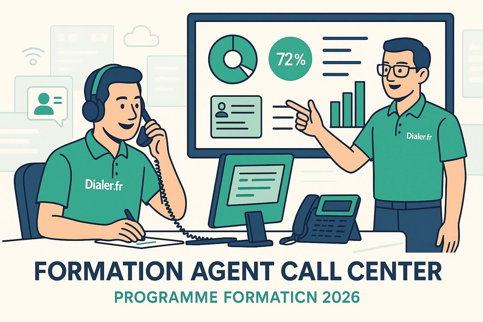 découvrez le programme complet de la formation agent call center pour réussir en 2026. acquérez les compétences clés et les techniques essentielles pour exceller dans votre carrière.