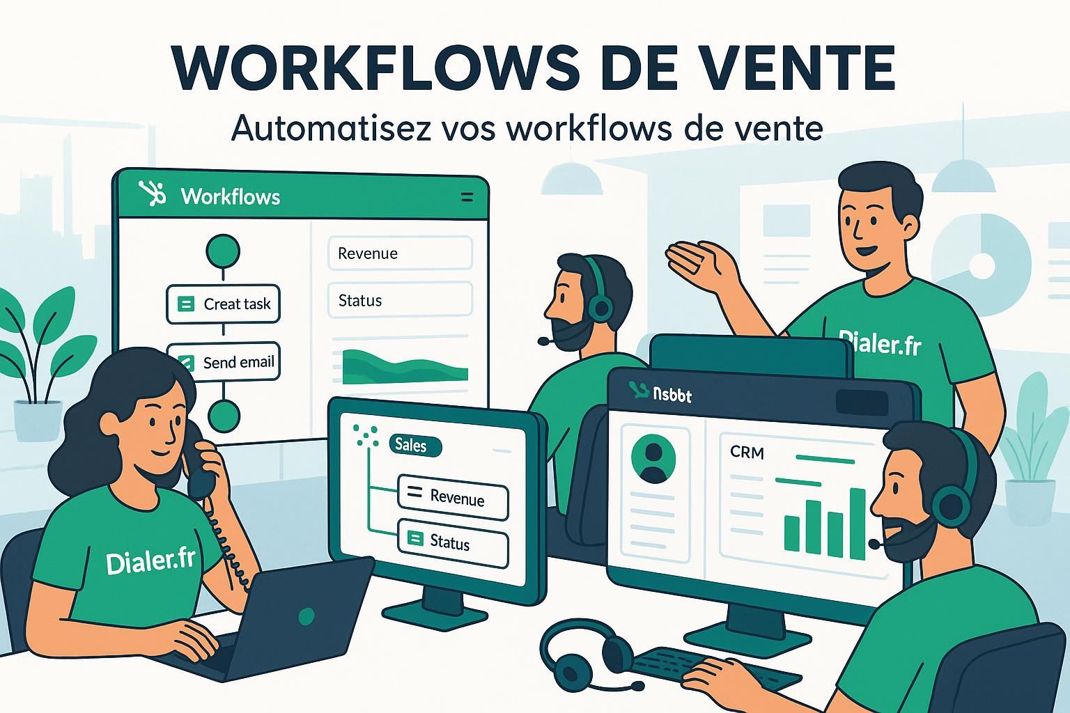 découvrez comment maximiser l'efficacité de vos workflows de vente grâce à l'automatisation avec hubspot sales hub. optimisez chaque étape du processus commercial pour booster vos performances.